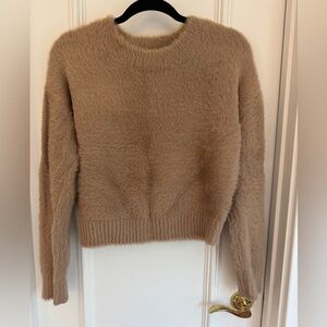 McGuire Tan Pallenberg Cloud Fuzzy Sweater - Medium